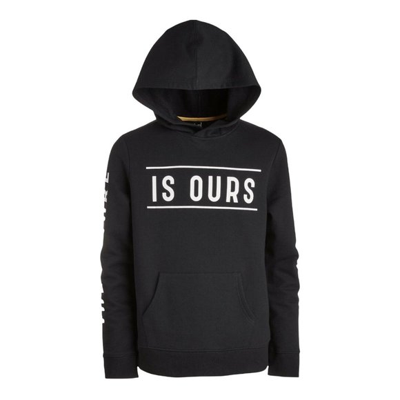 Ideology Other - Ideology Big Boys Black White Future-Printed Words Hoodie  Large